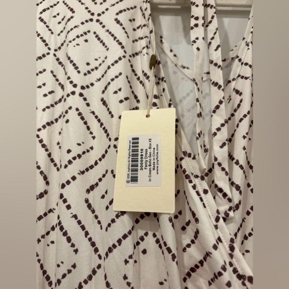 FENLY DRESS IN CREAM BOHO GEO - Picture 5 of 5
